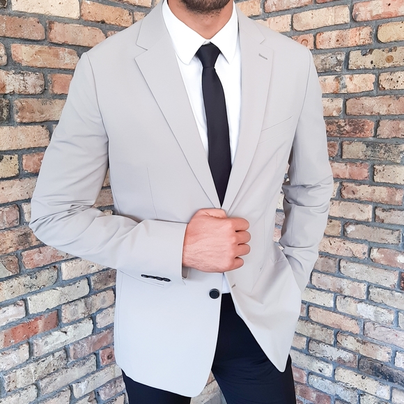 Theory Other - NEW Theory Newsom Technical Tailored Blazer Ash